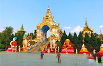 Buddhist Art of Temples in North